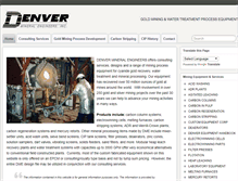 Tablet Screenshot of denvermineral.com